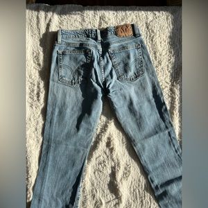 Vintage Levi’s super-low bootcut jeans